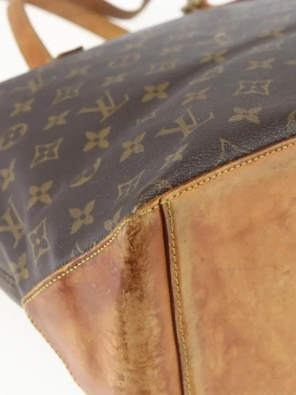 LOUIS VUITTON Monogram Cabas Mezzo Tote Bag M51151 LV Auth bs32250 - Picture 5 of 16